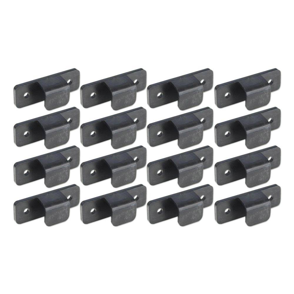 Méhari soft top side elastic hooks (16 pieces) - black