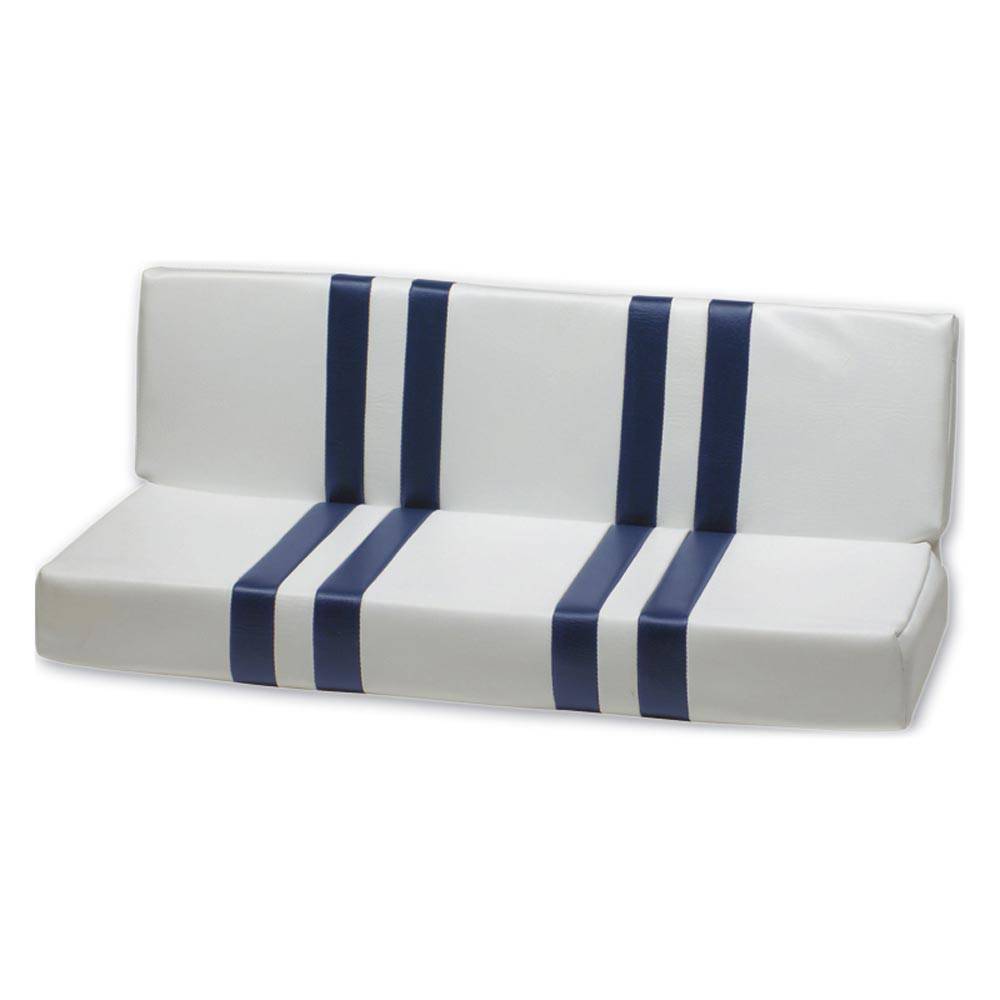 Méhari rear seat – blue and white