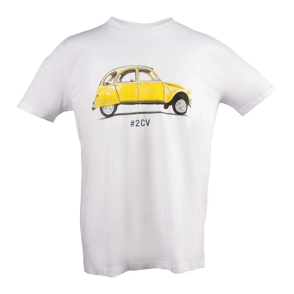 T-shirt 2CV Jaune Mimosa (taille XL)