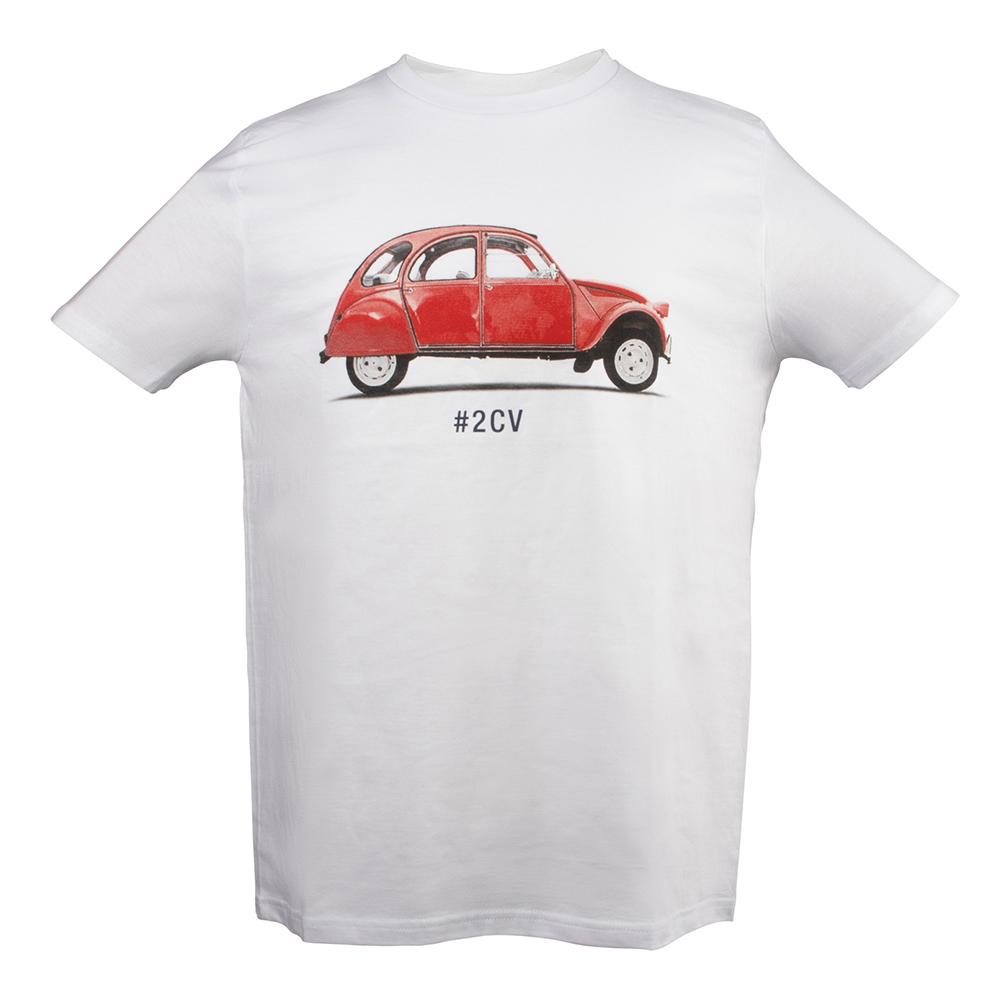 T-shirt 2CV Rouge Vallelunga (taille S)