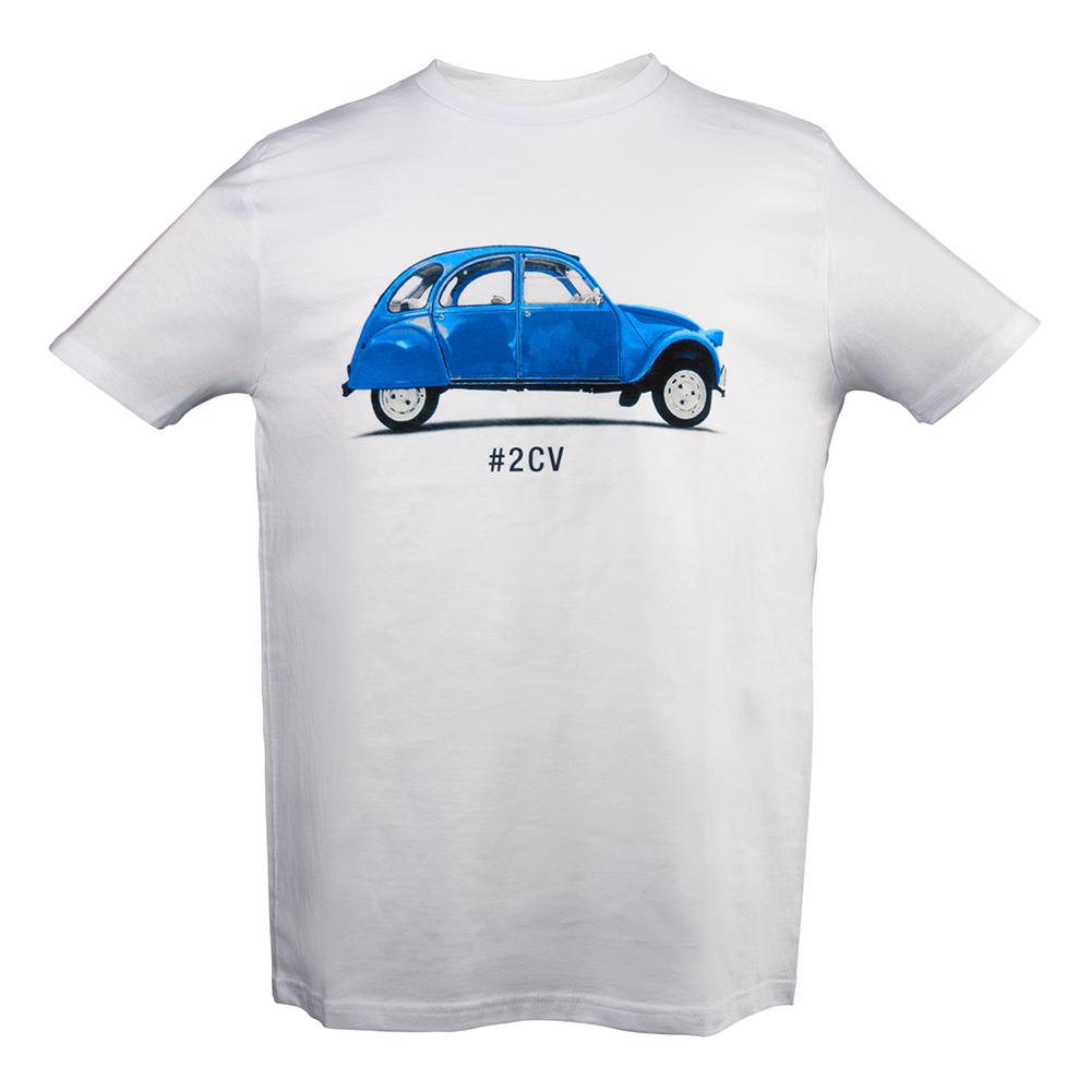 T-shirt 2CV Bleu Celeste (taille S)