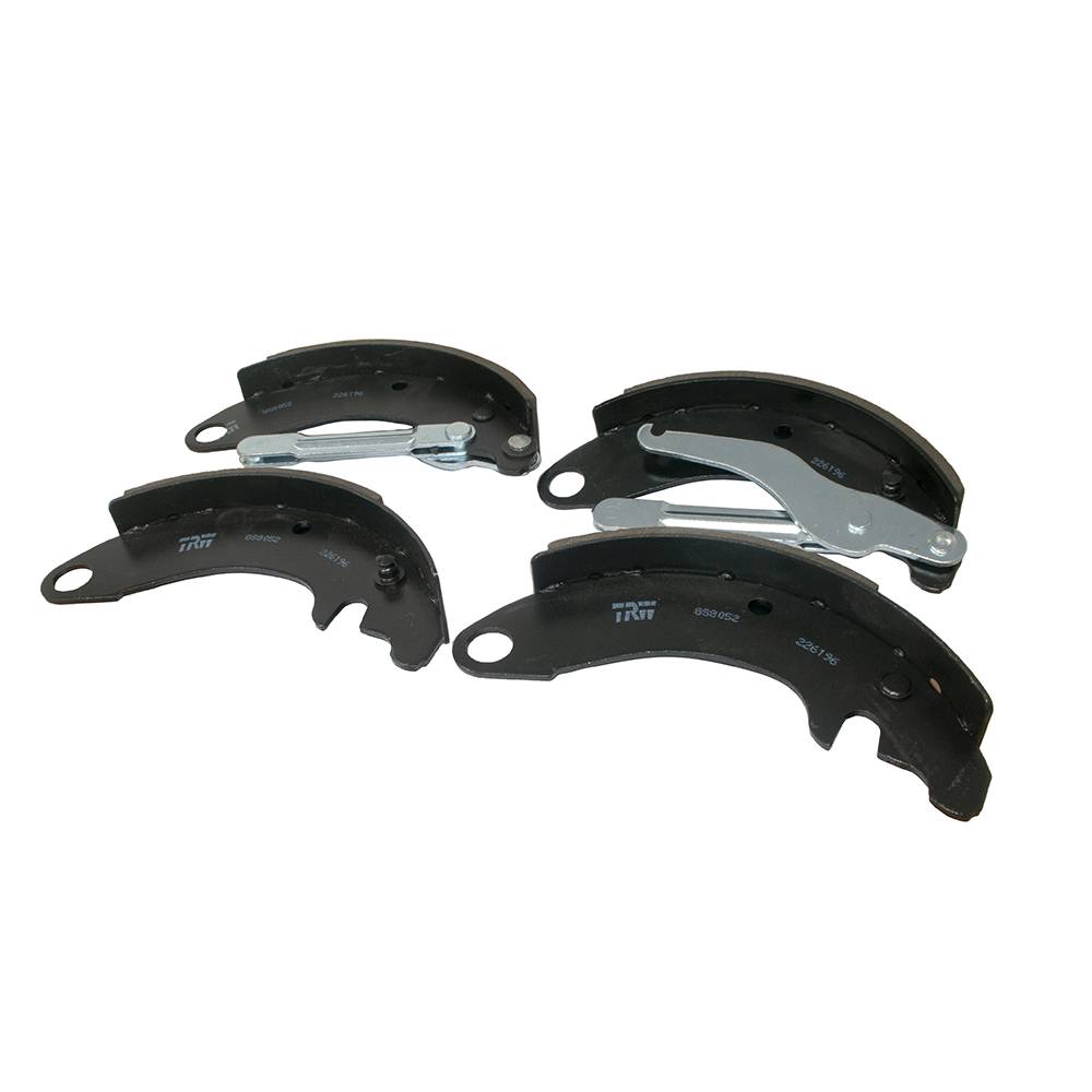 High performance front brake shoes - small drum  (4 pieces)