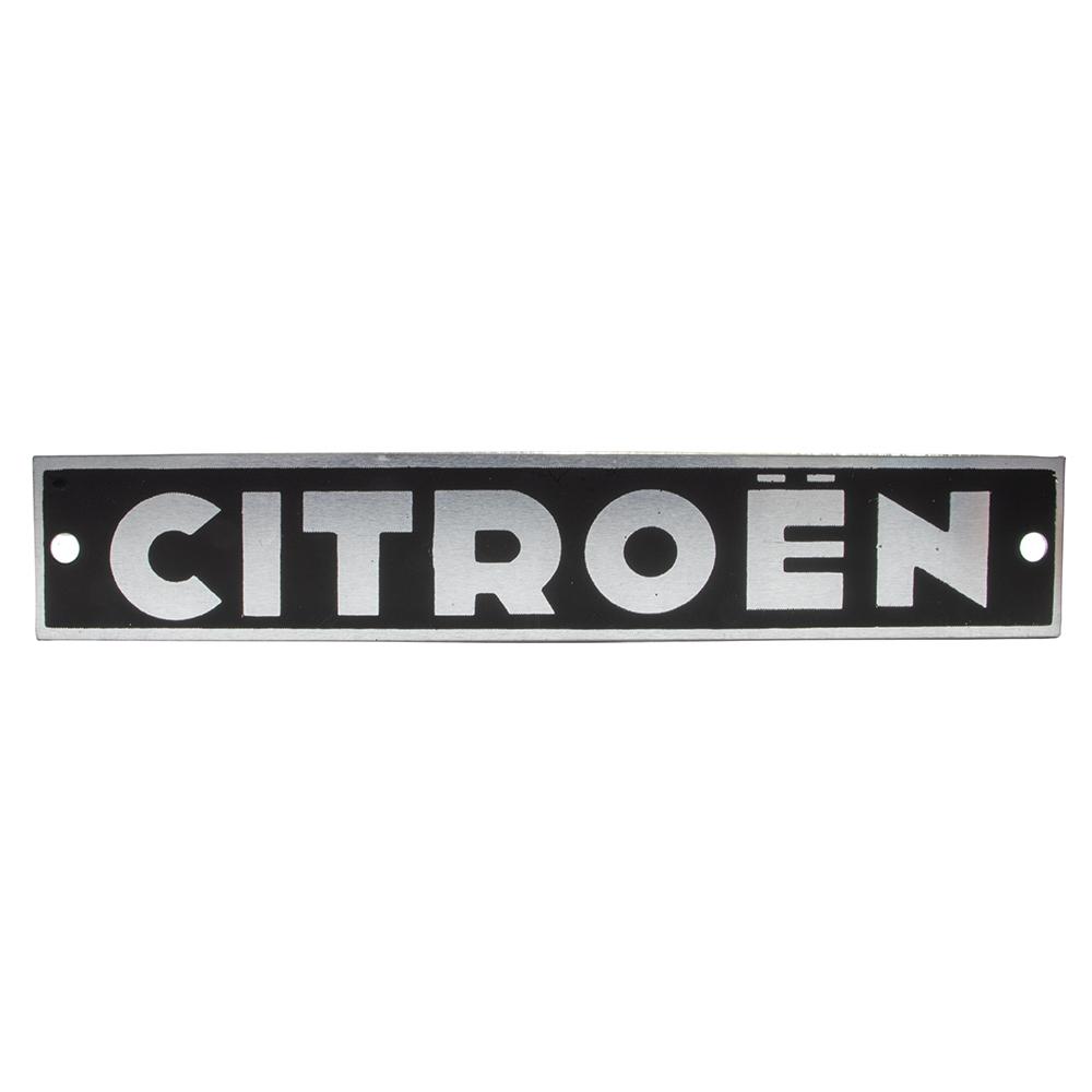 Logo Citroën pare-chocs arrière 2cv (sans agrafe)