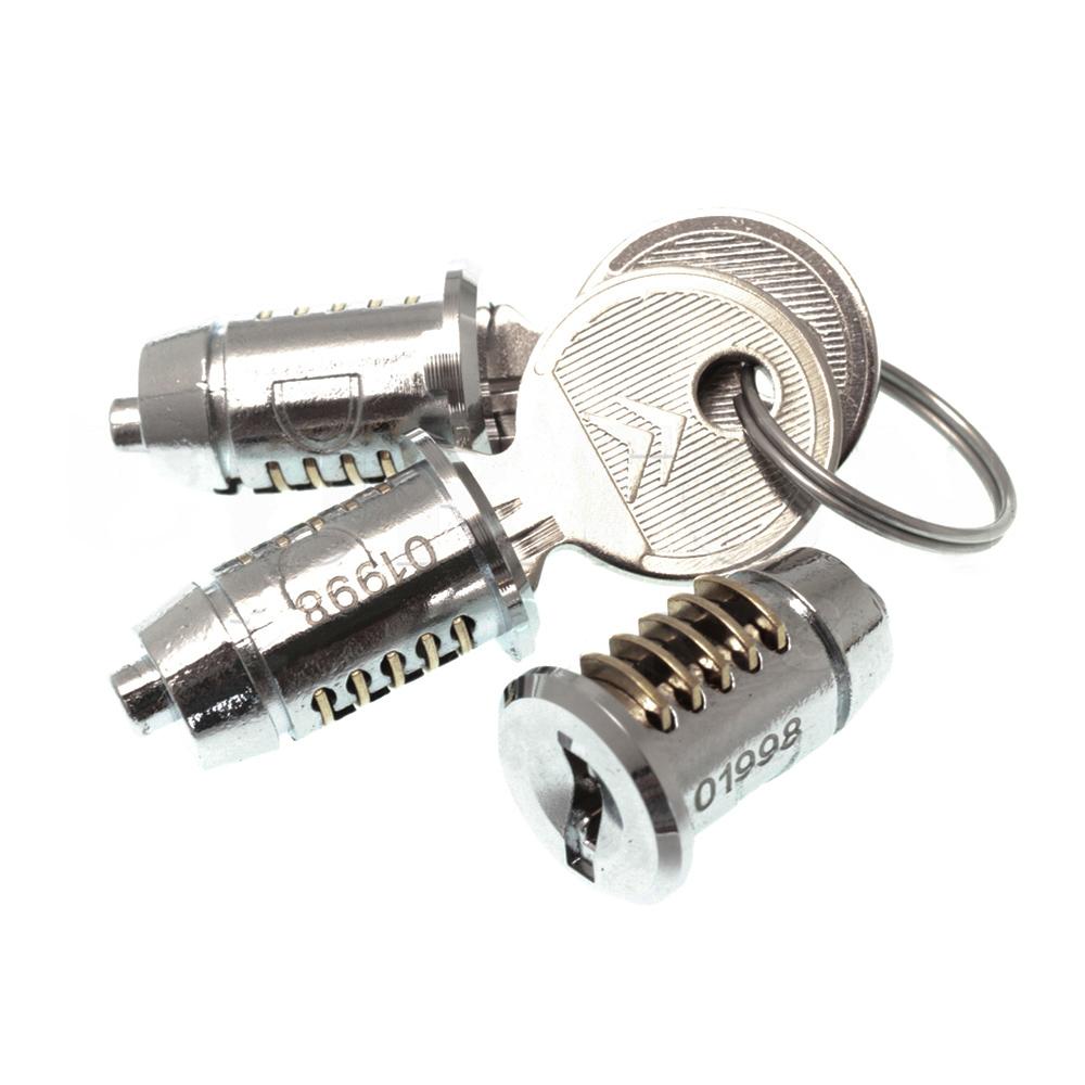Kit cilindretti serrature con 2 chiavi