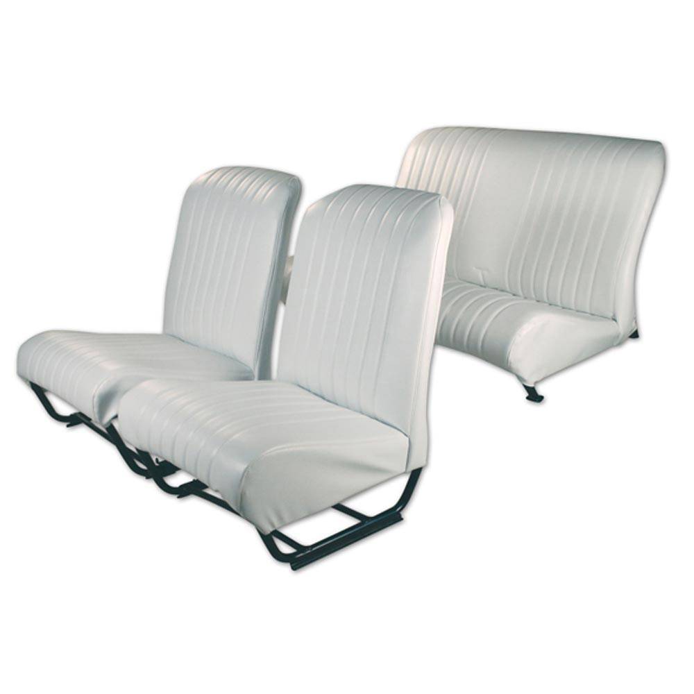 2cv/Dyane squared inner corner upholstery set with sides – polar white